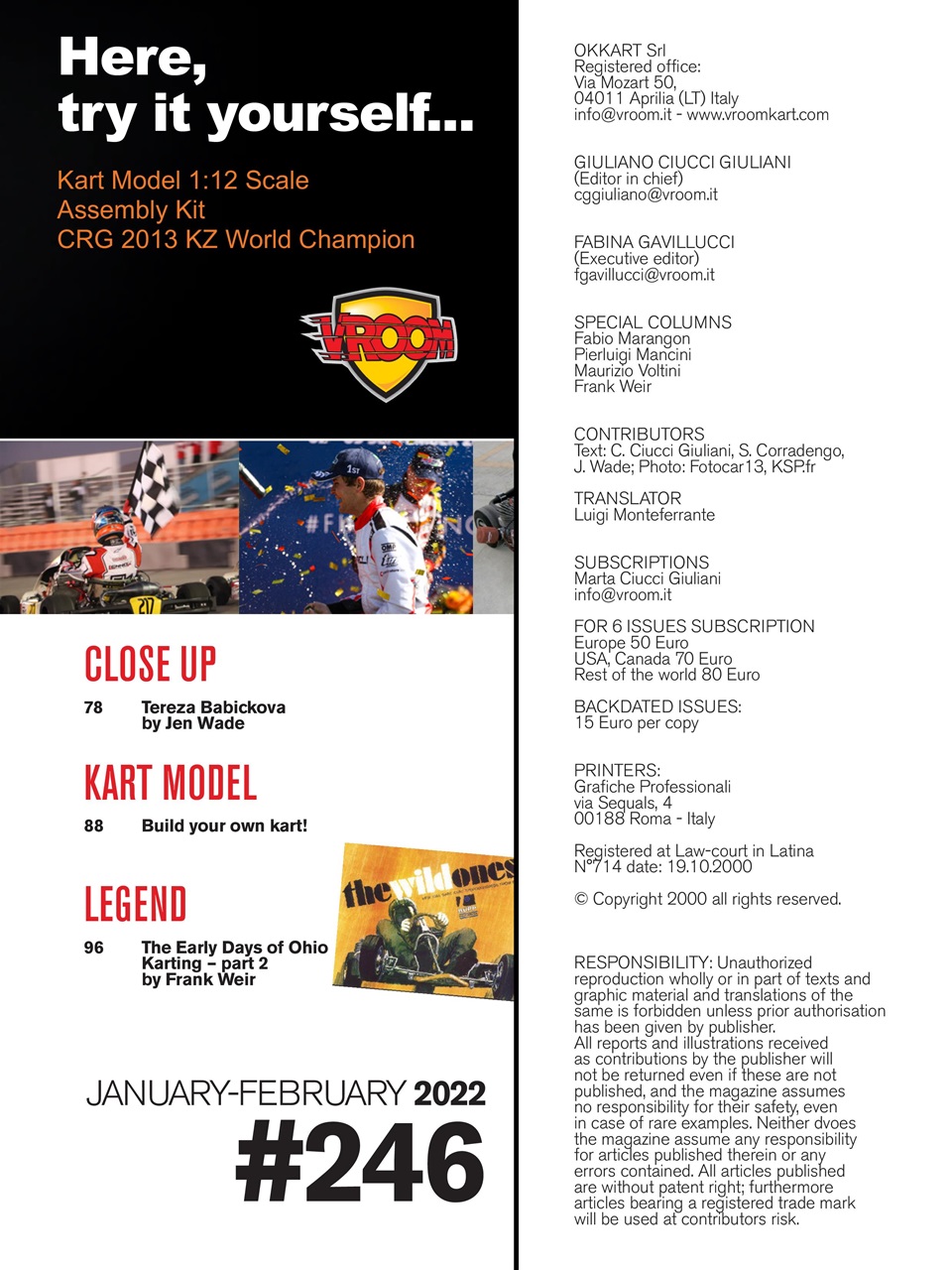 Vroom International Preview Pages