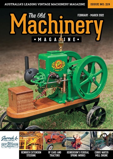 The Old Machinery Magazine issue 