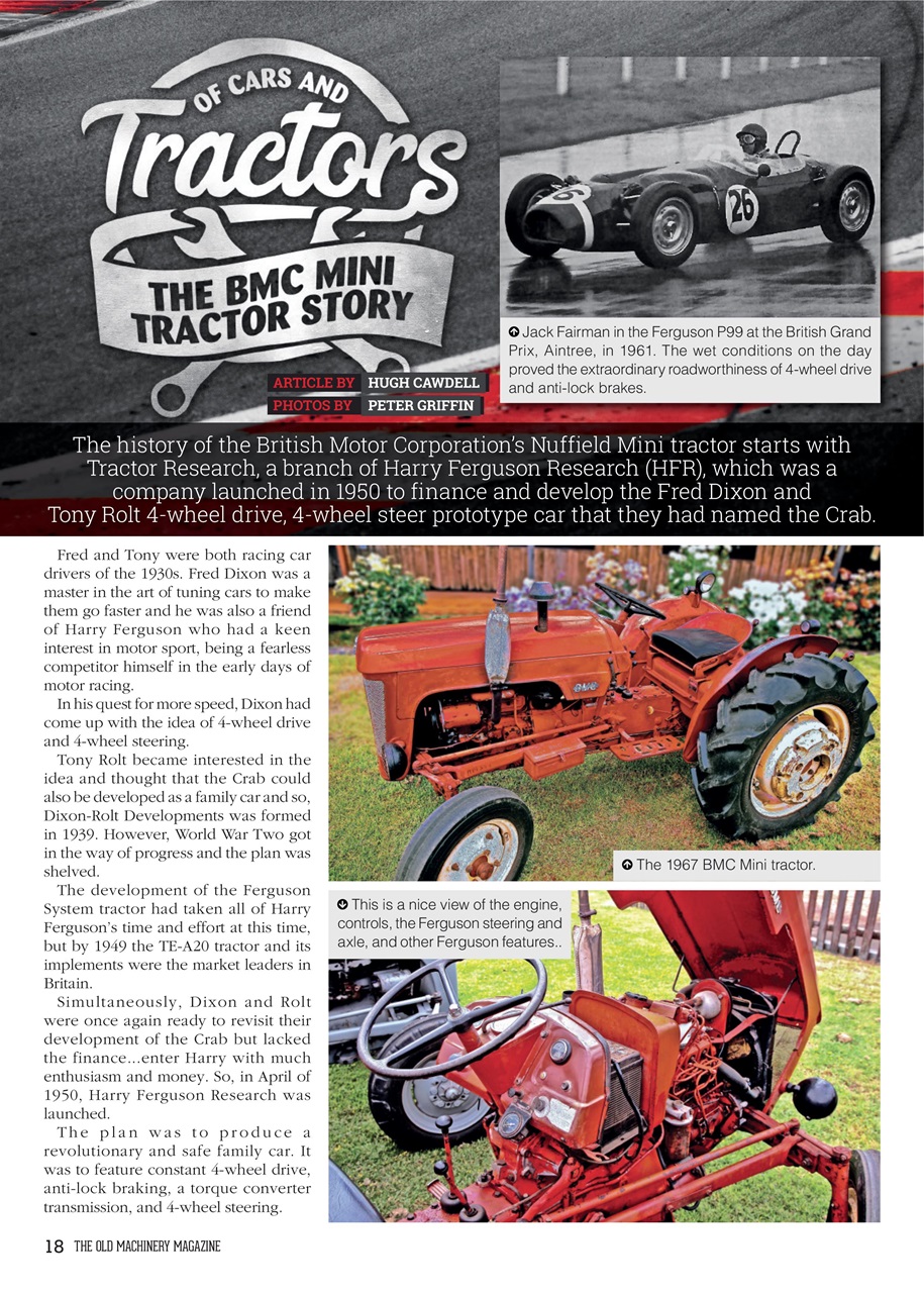 The Old Machinery Magazine Preview Pages