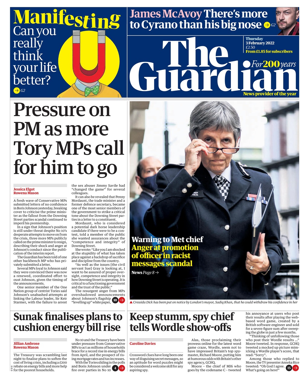 The Guardian Newspaper Preview Pages