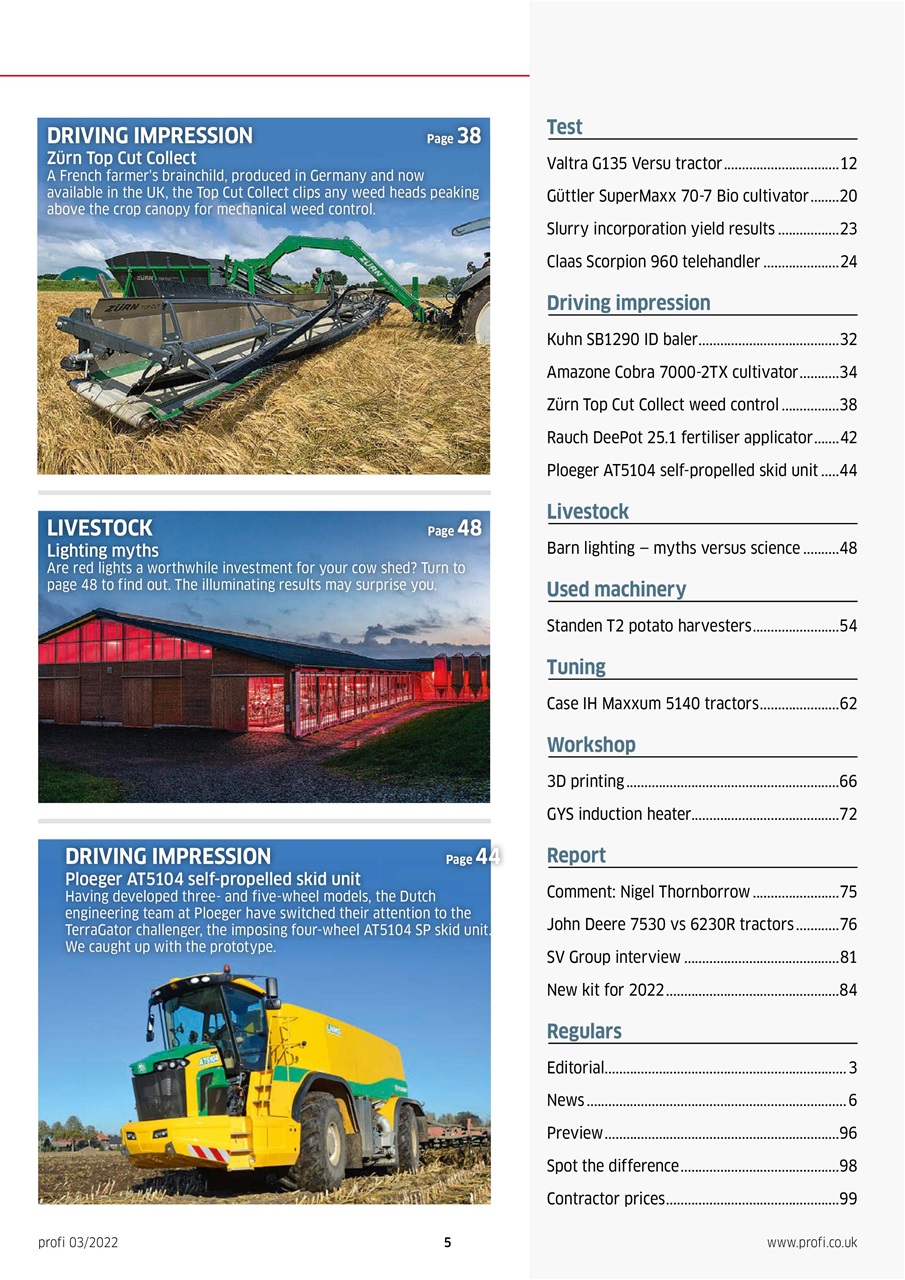 Profi International Preview Pages