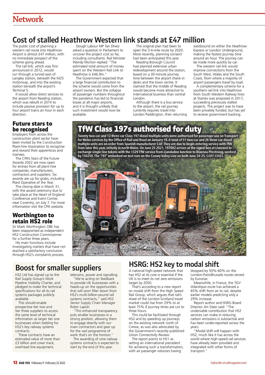 Rail Preview Pages