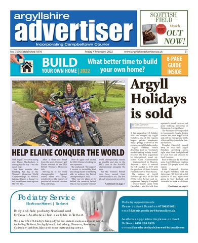 Argyllshire Advertiser issue 04/02/2022