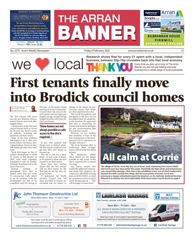 Arran Banner issue 04/02/2022