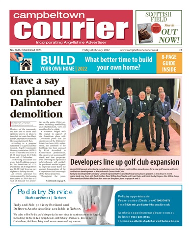 Campbeltown Courier issue 04/02/2022