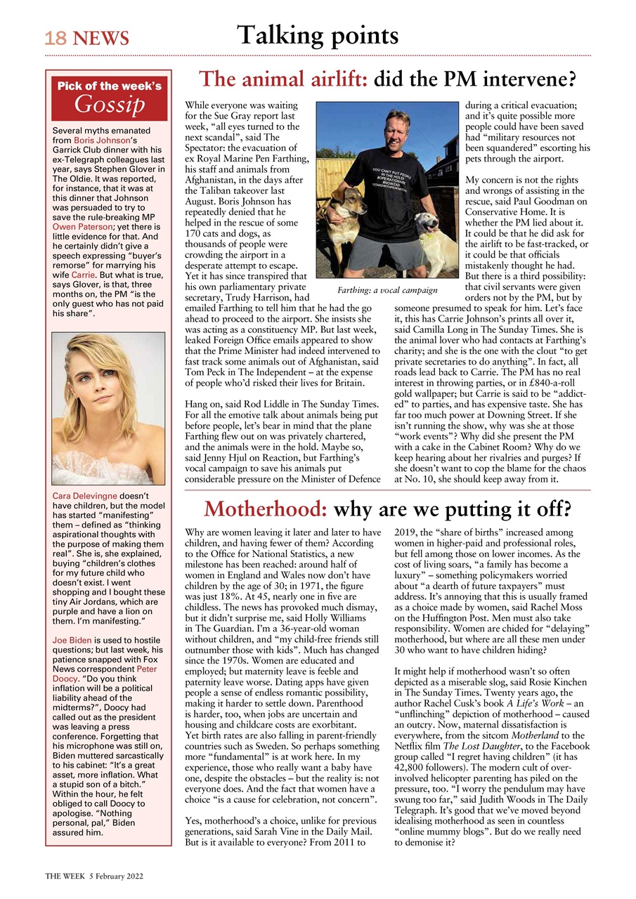 The Week Preview Pages