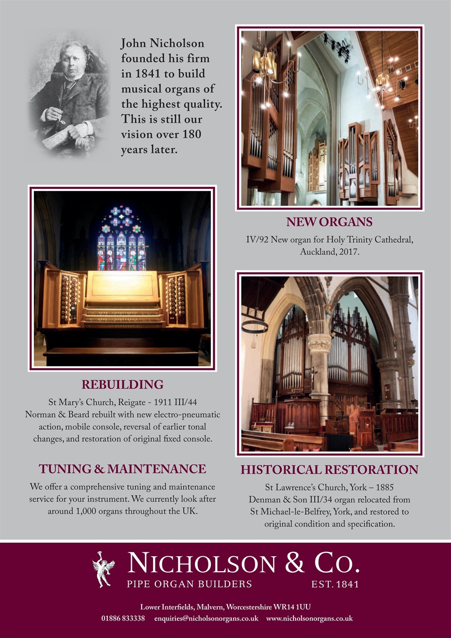 Organists' Review Preview Pages