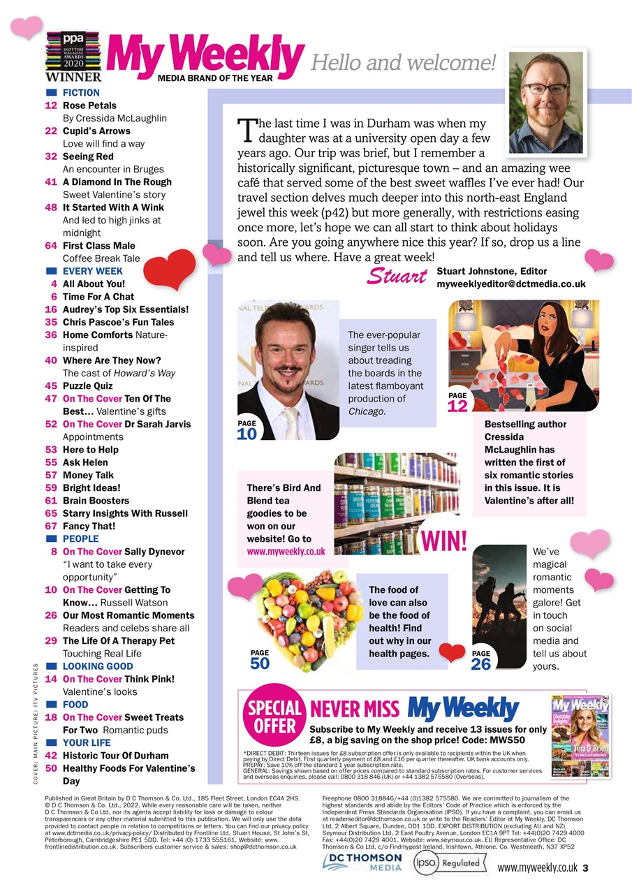 My Weekly Preview Pages