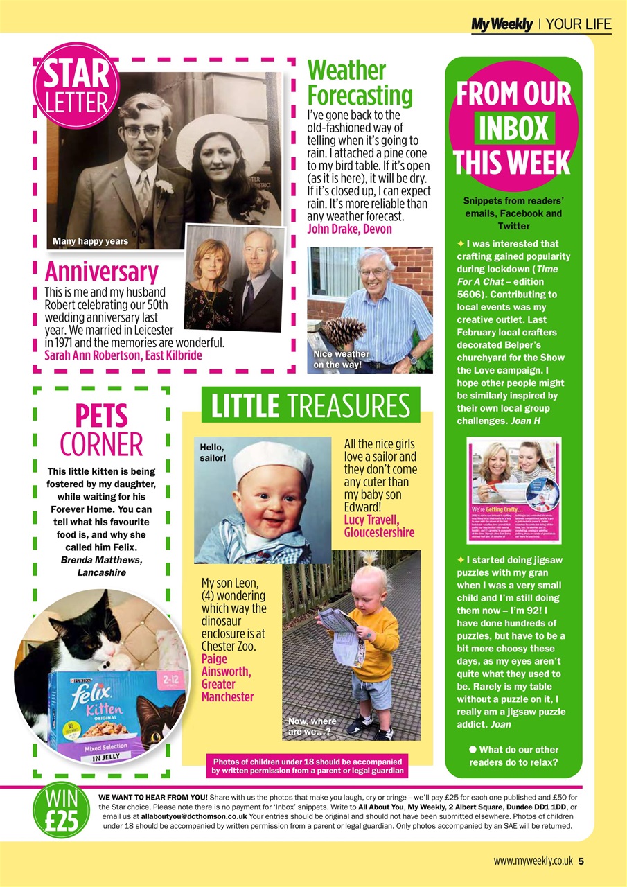 My Weekly Preview Pages