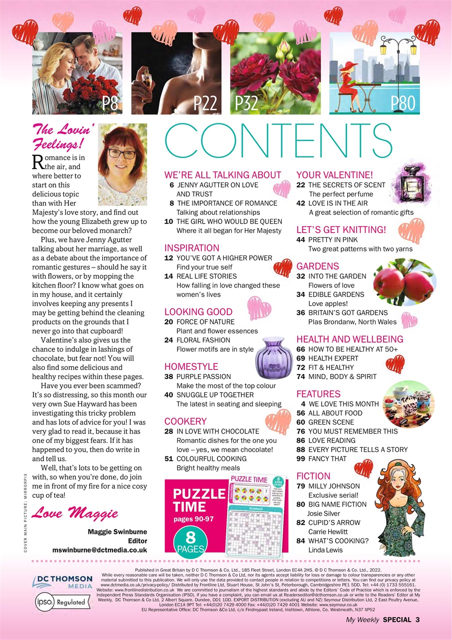 My Weekly Special Preview Pages