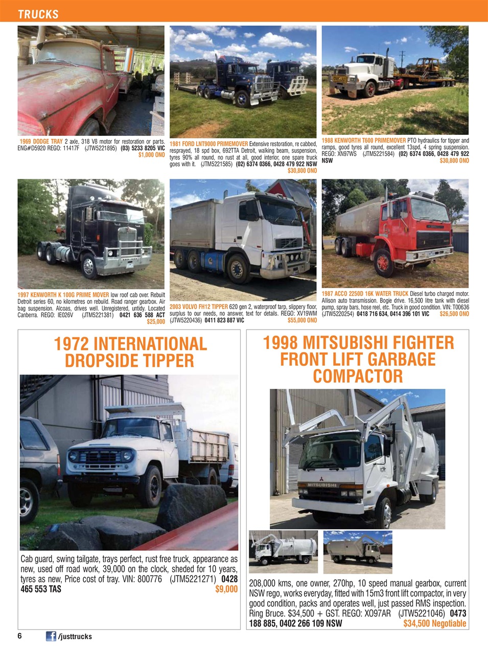 JUST TRUCKS Preview Pages