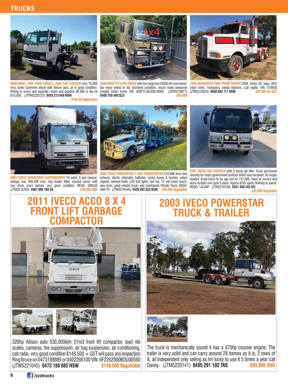 JUST TRUCKS Preview Pages