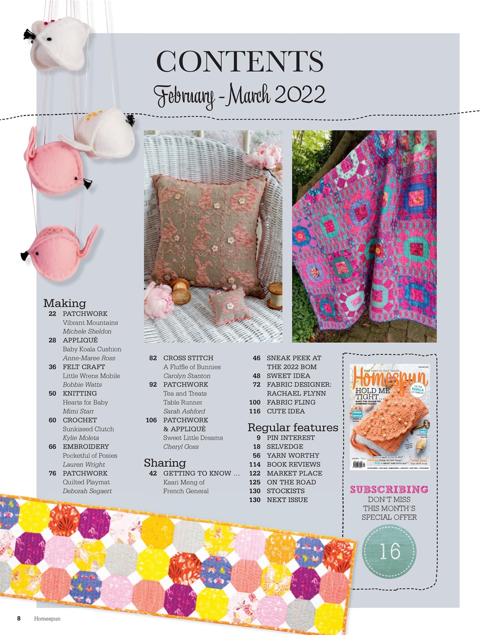 Homespun Preview Pages