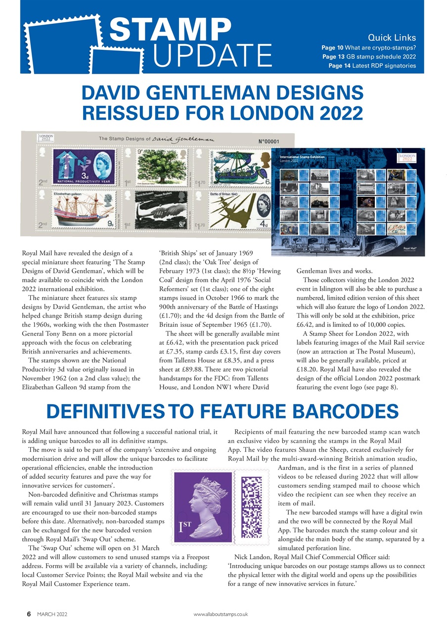 Stamp Collector Preview Pages