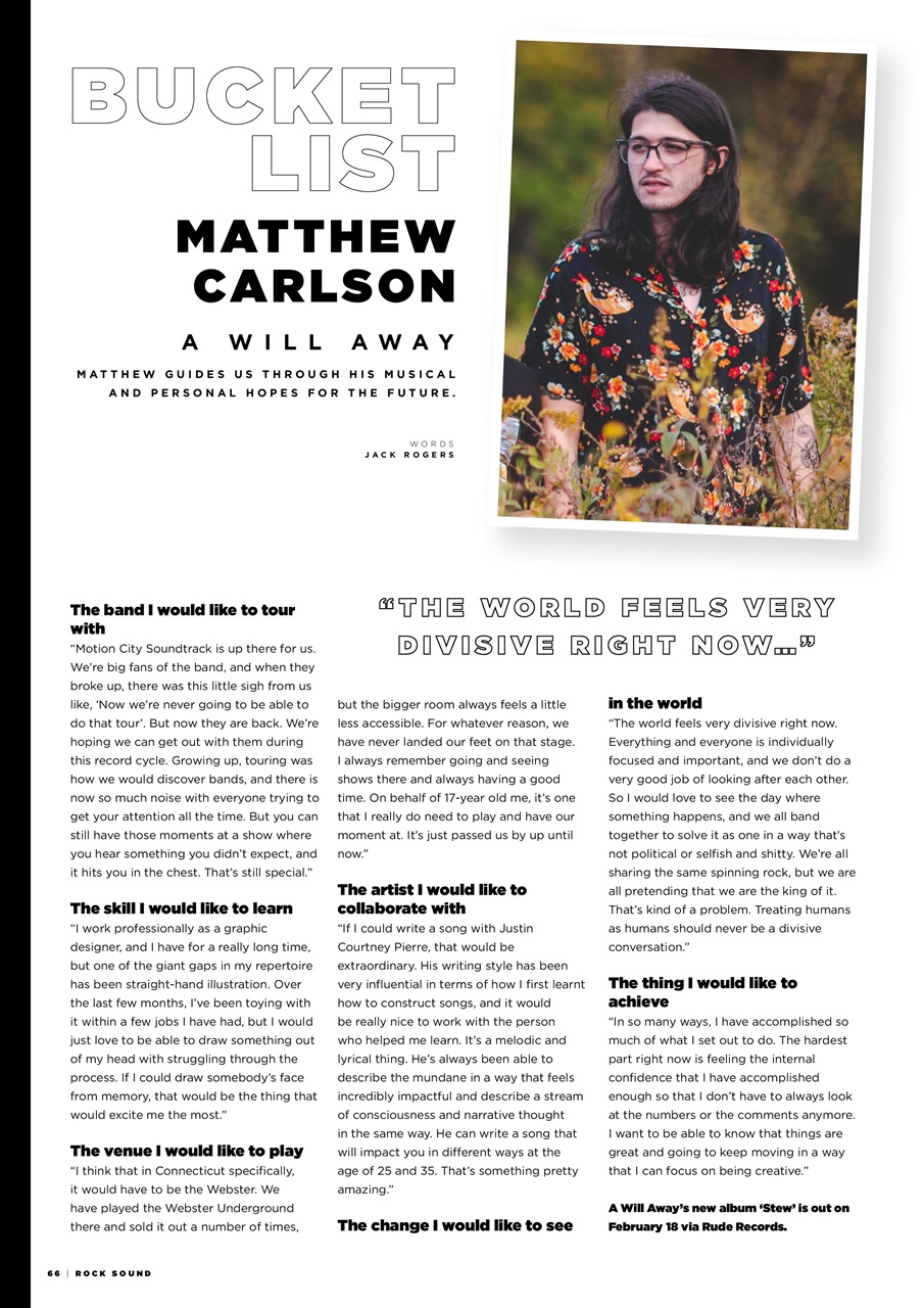 Rock Sound Magazine Preview Pages