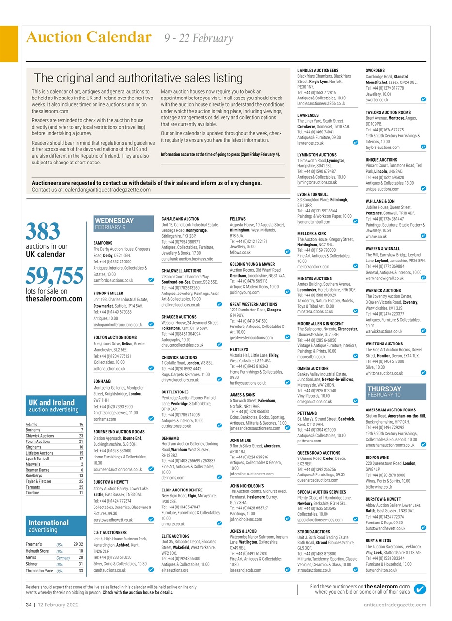 Antiques Trade Gazette Preview Pages