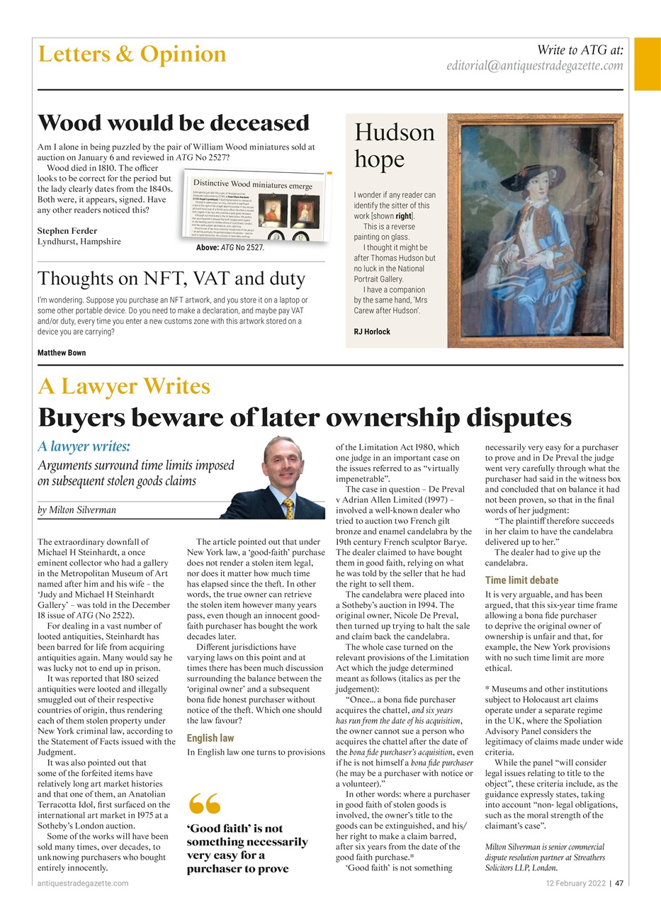 Antiques Trade Gazette Preview Pages