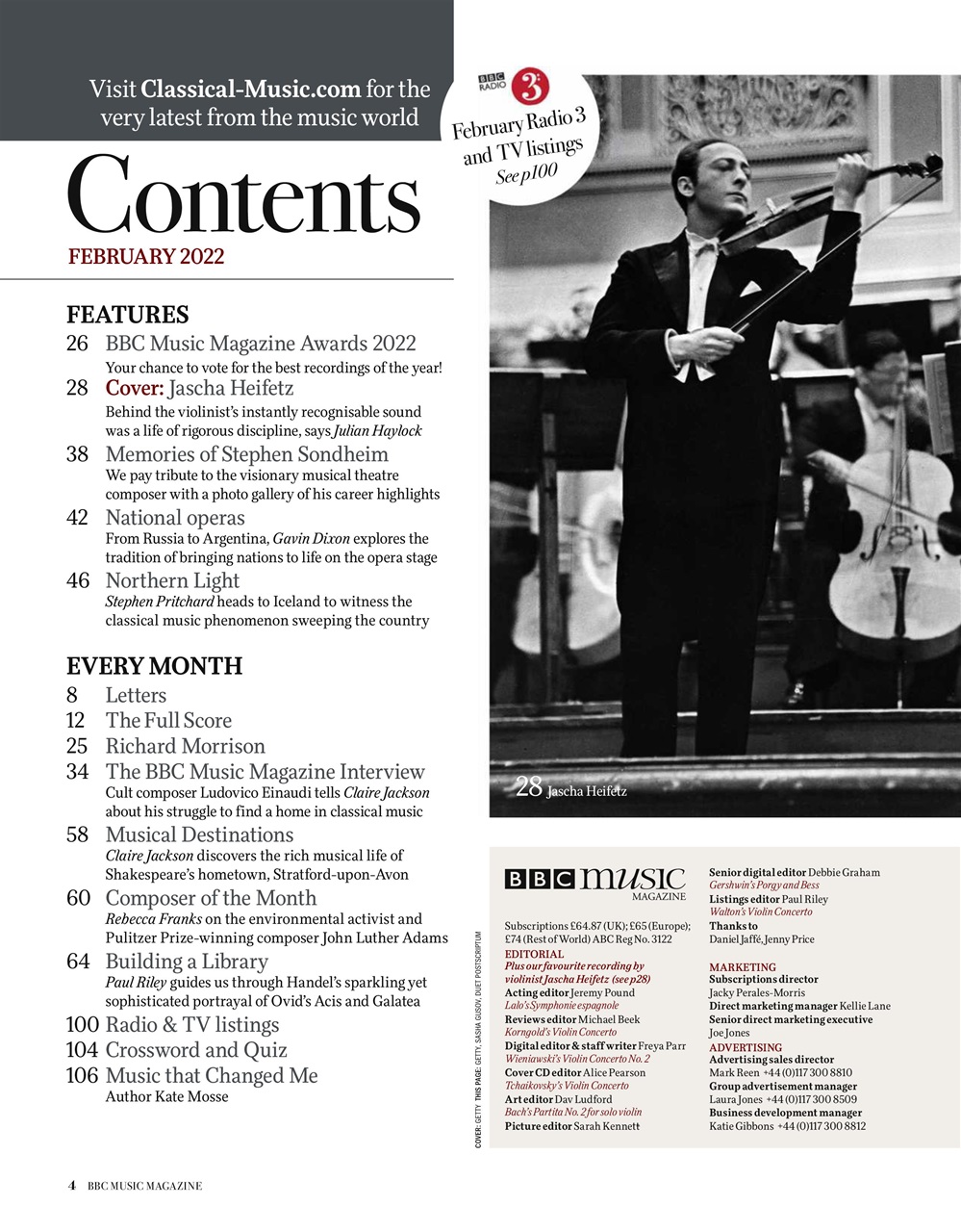 BBC Music Magazine Preview Pages