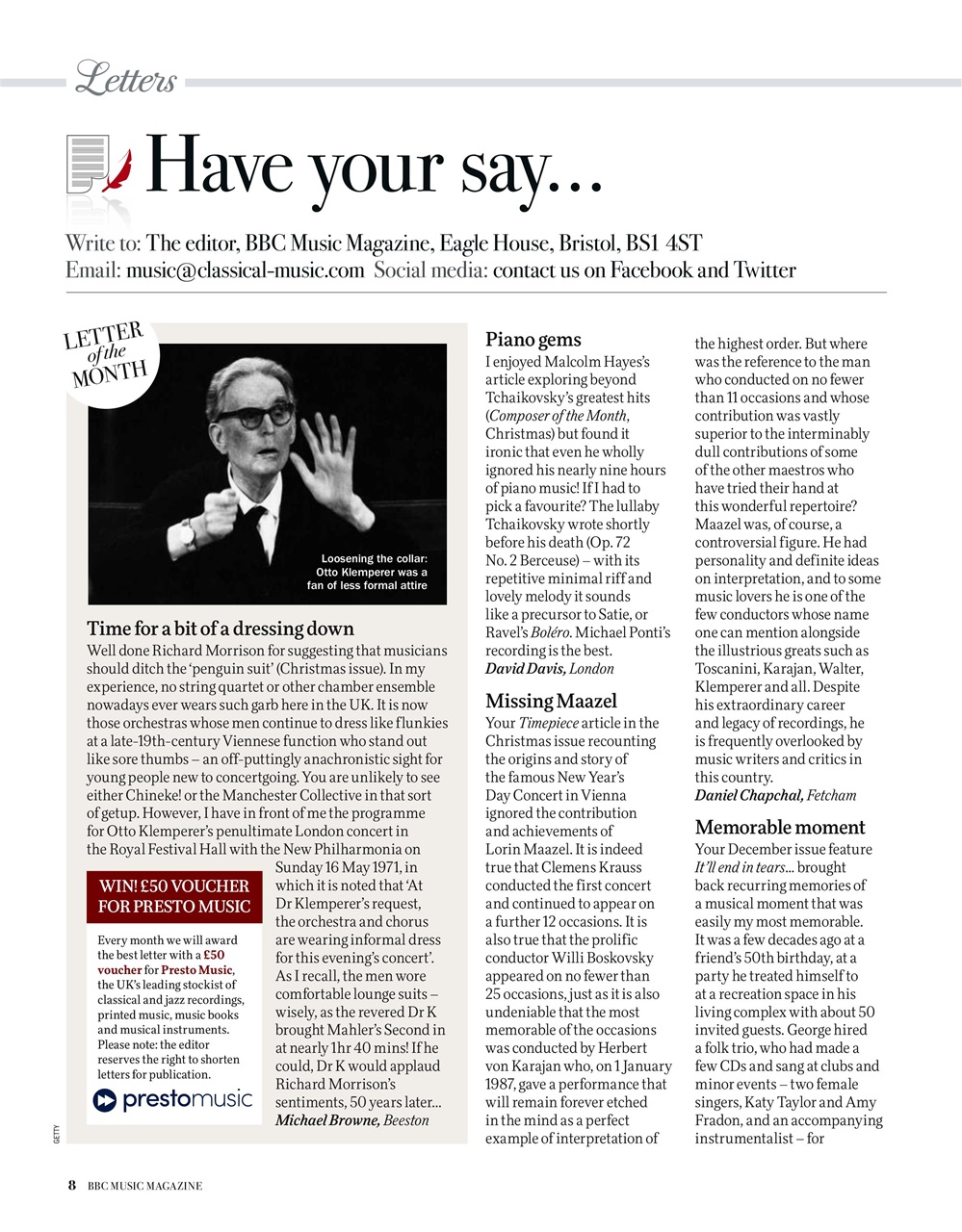 BBC Music Magazine Preview Pages