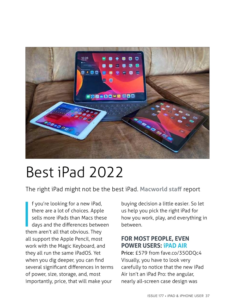 iPad and iPhone User Preview Pages