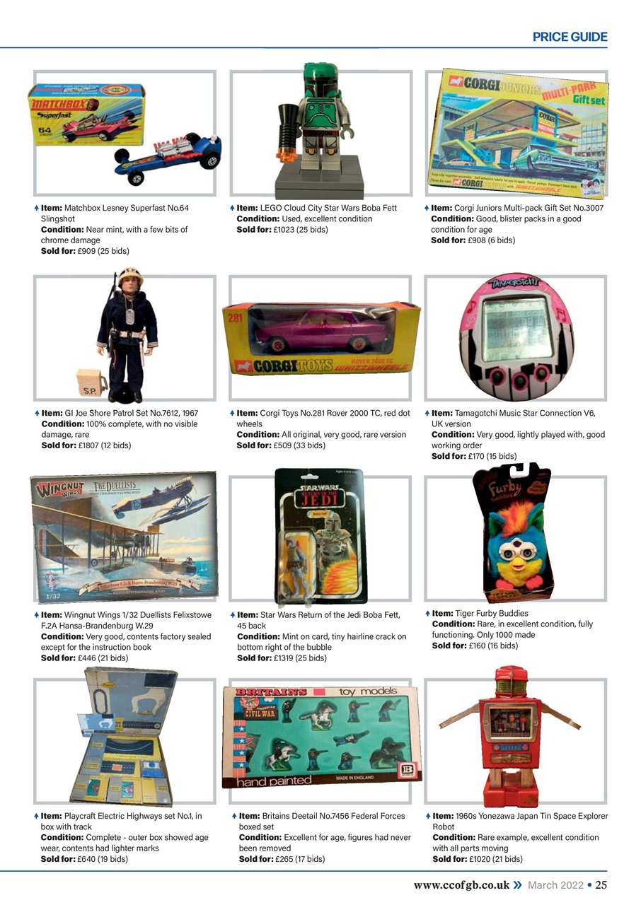 Collectors Gazette Preview Pages