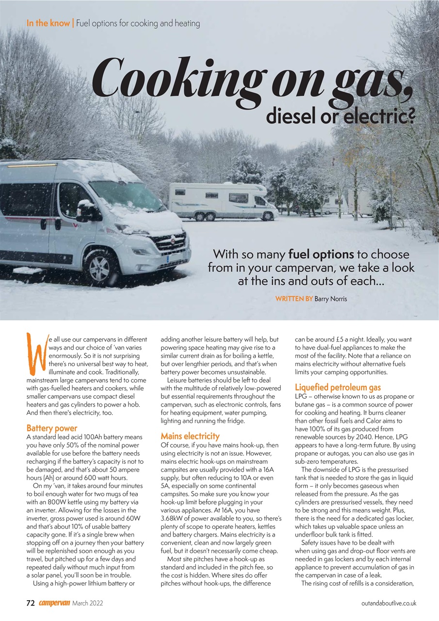 Campervan Preview Pages