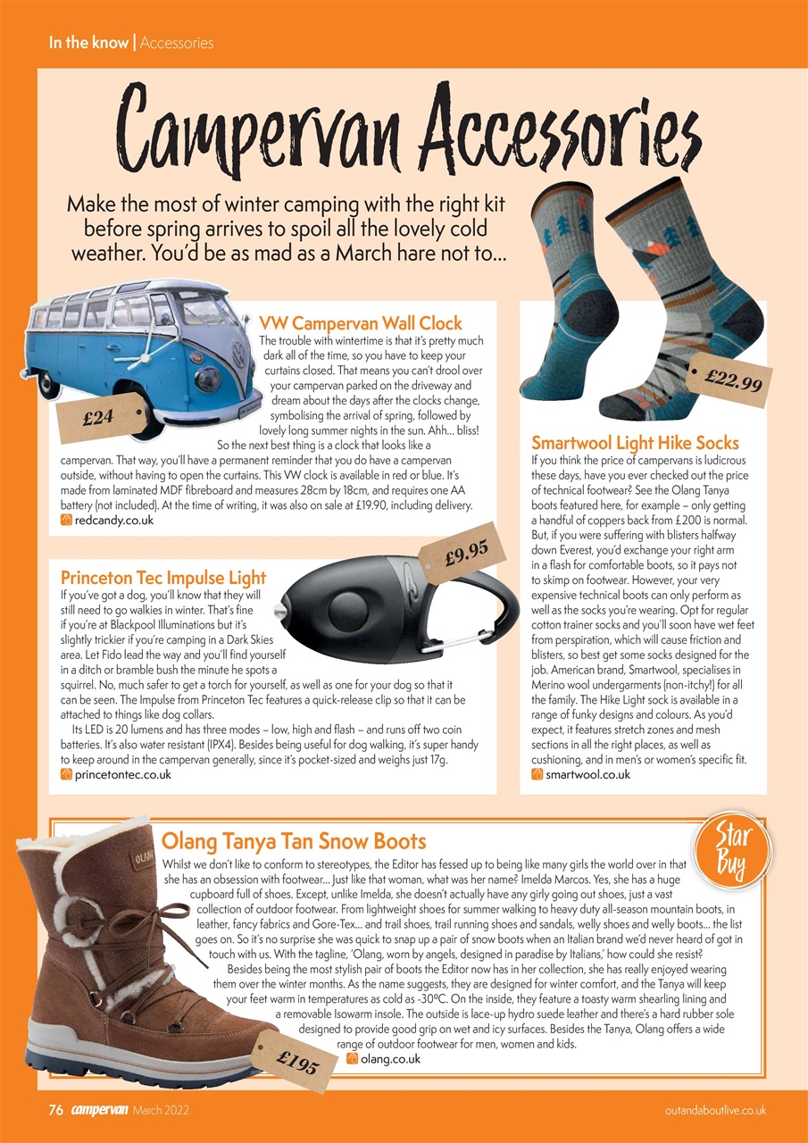 Campervan Preview Pages