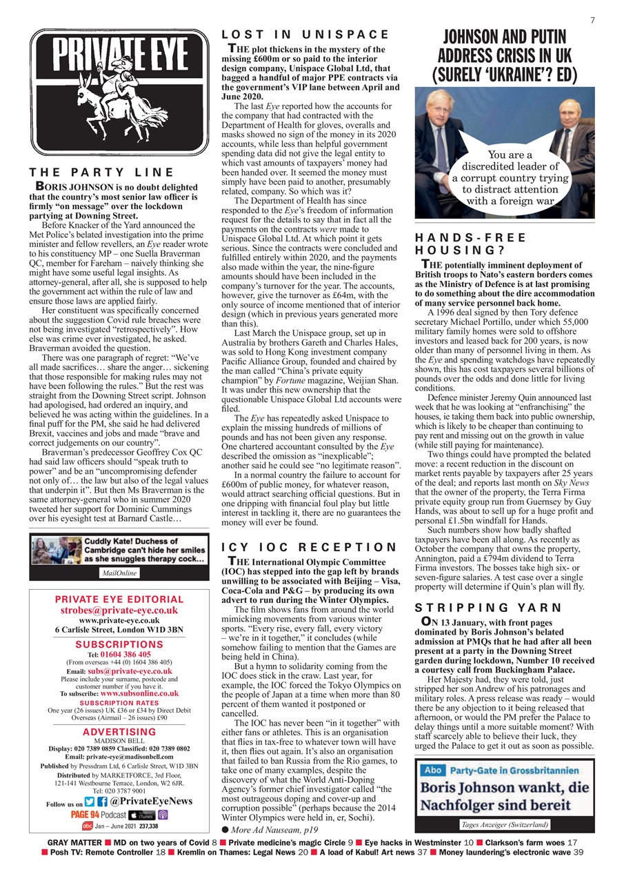 Private Eye Preview Pages