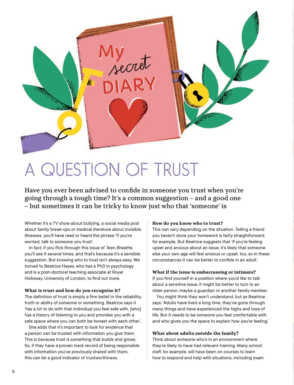 Teen Breathe Preview Pages