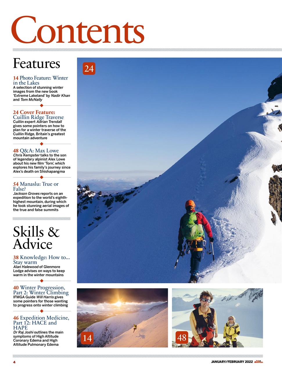 Trek & Mountain Magazine Preview Pages