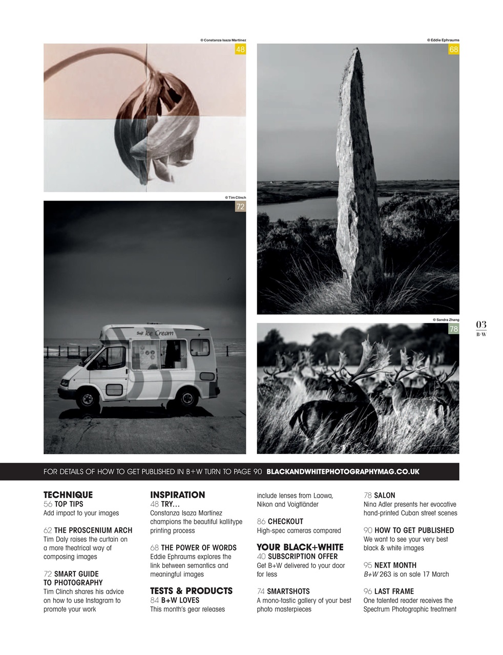Black+White Photography Preview Pages