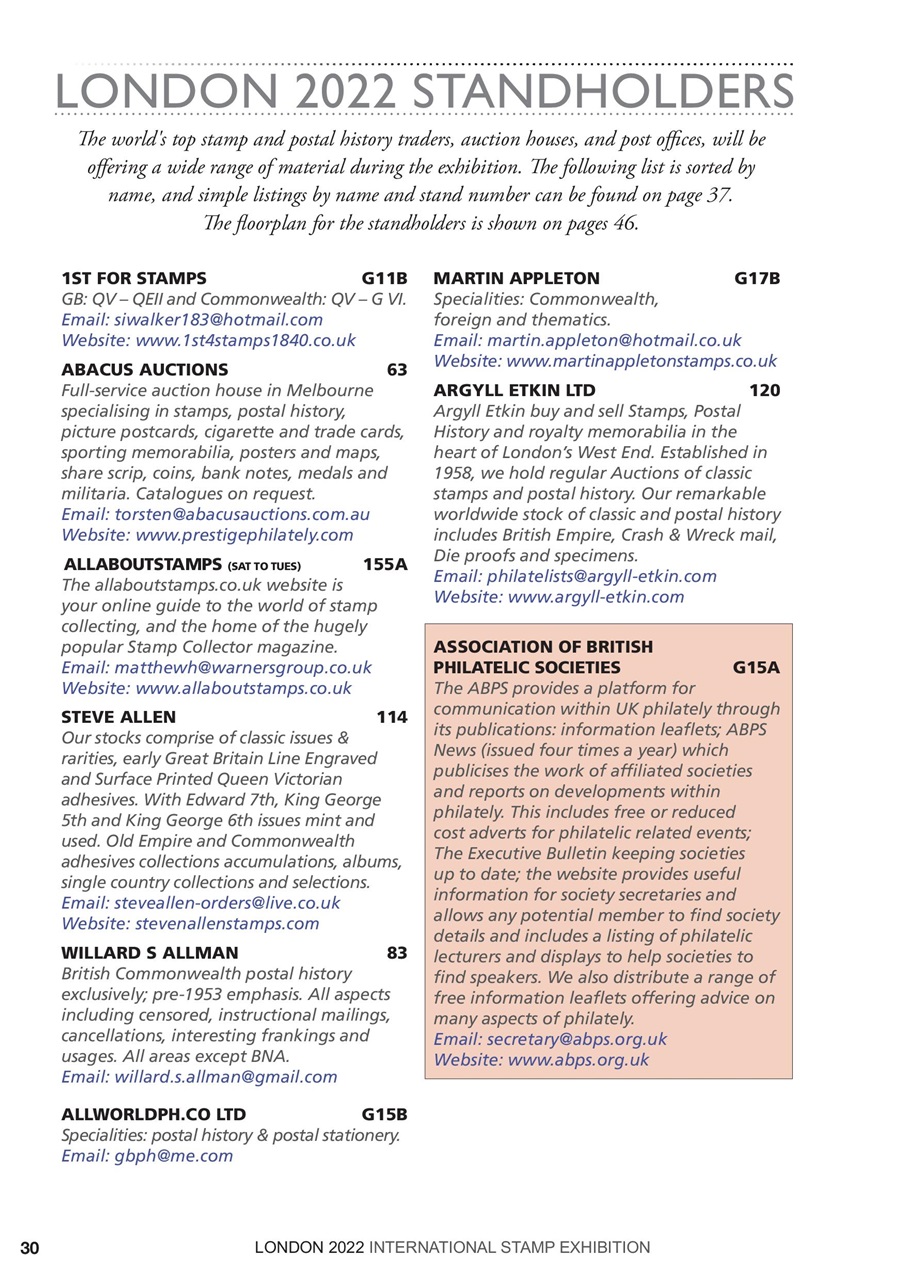 Stamp Collector Preview Pages