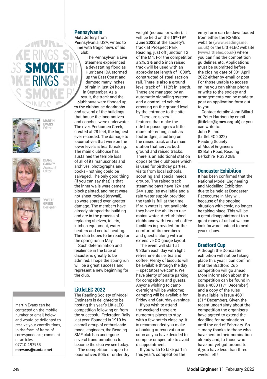 Model Engineer Preview Pages