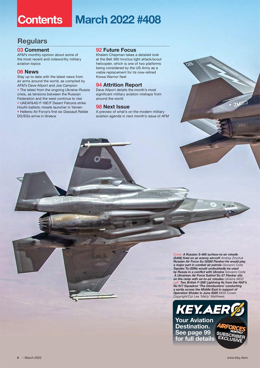 AirForces Monthly Preview Pages