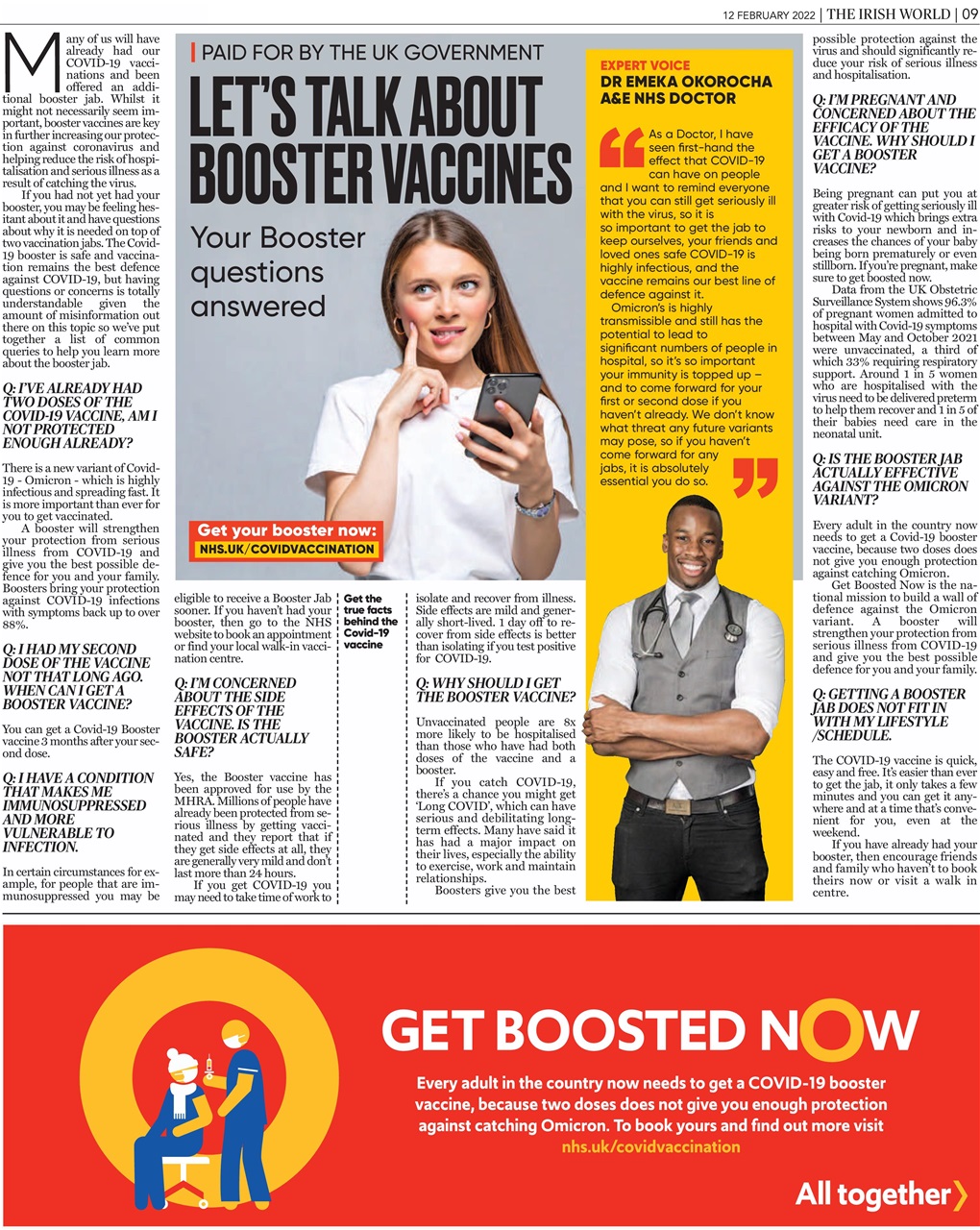 Irish World Preview Pages