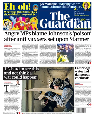 The Guardian Newspaper issue Tuesday, February 8, 2022