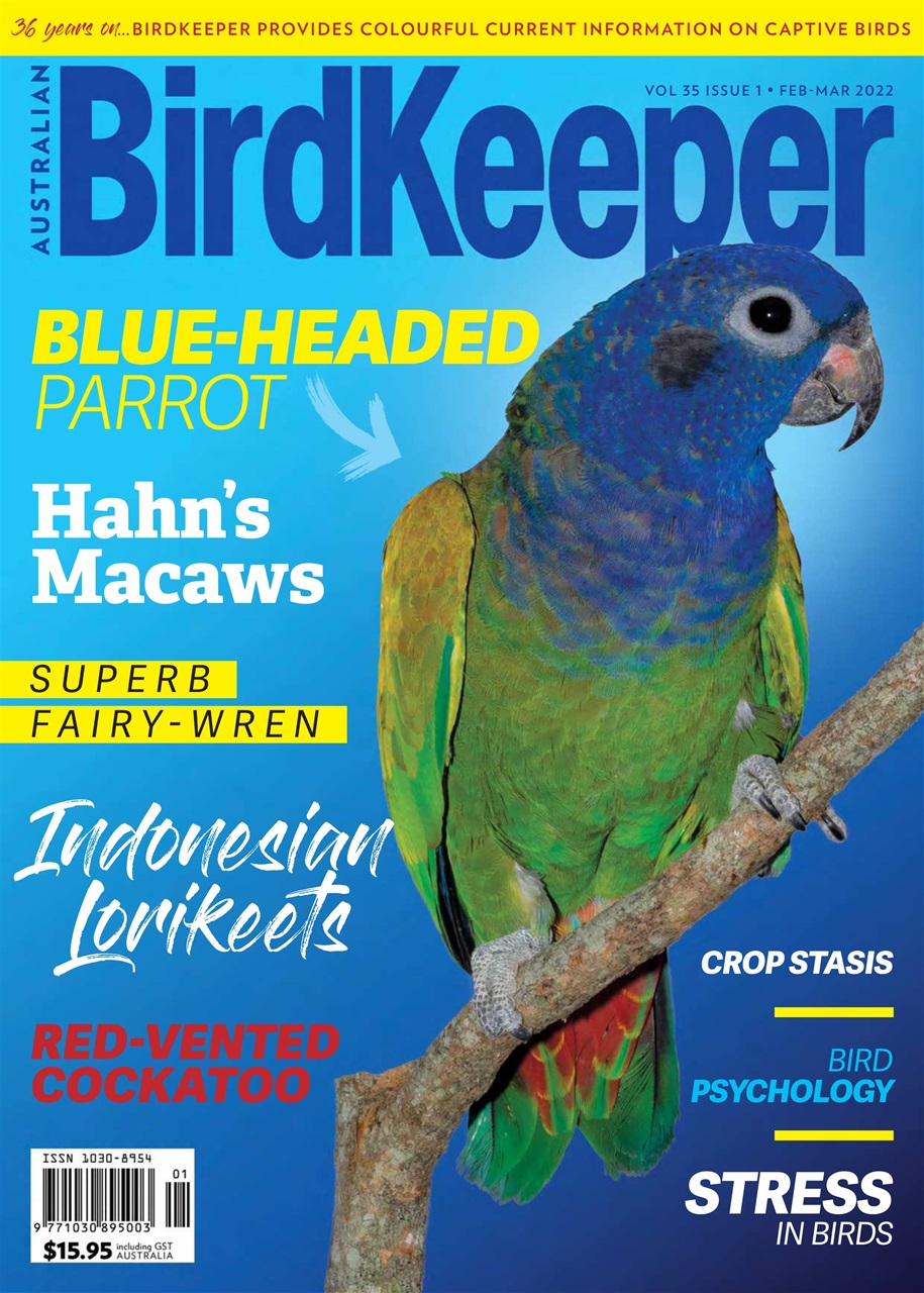 Australian Birdkeeper Magazine Preview Pages