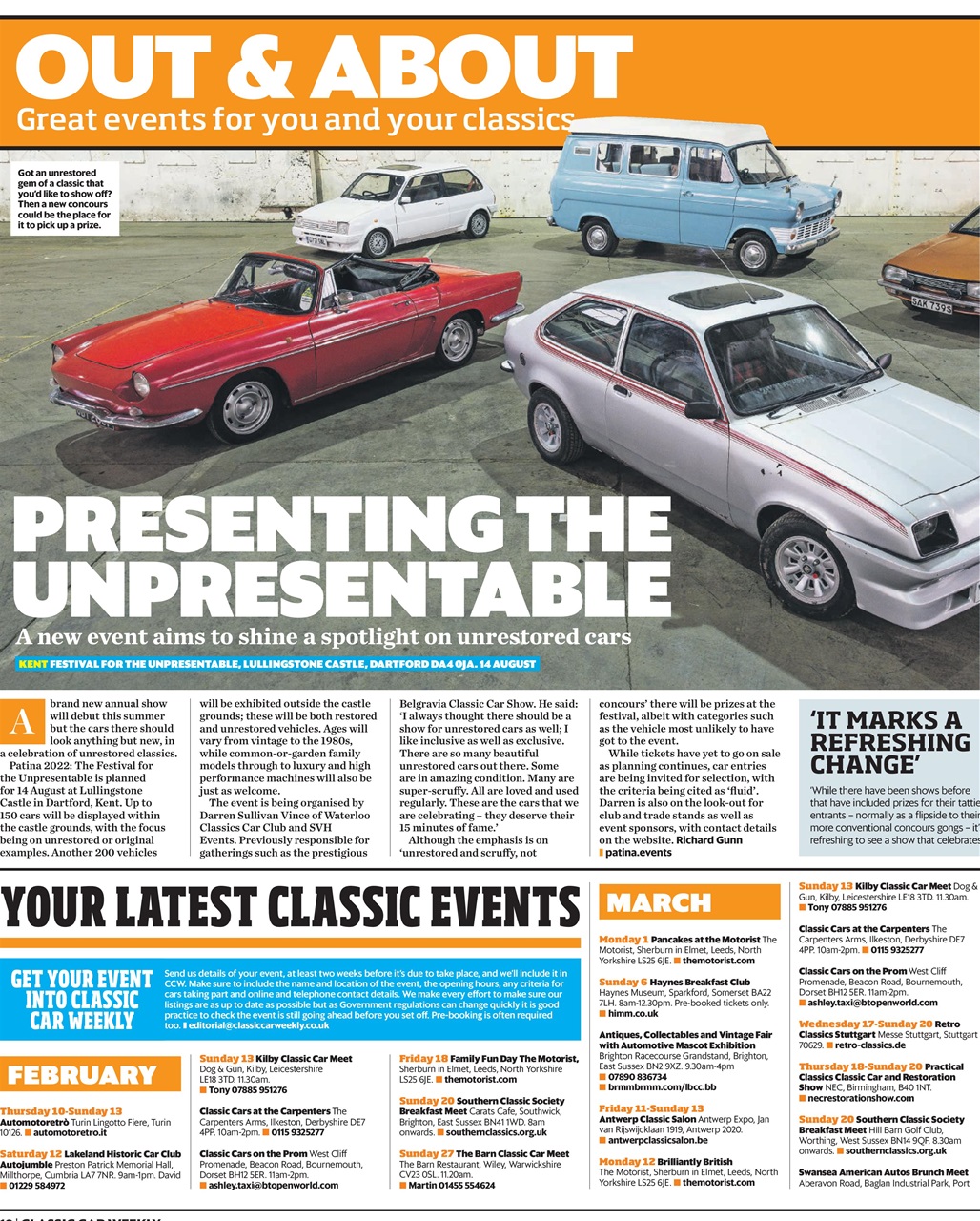 Classic Car Weekly Preview Pages