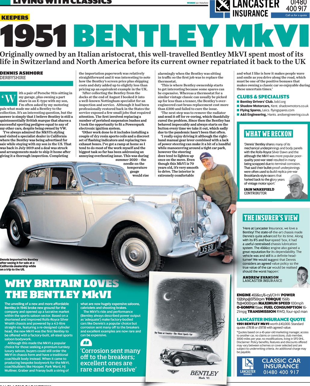 Classic Car Weekly Preview Pages