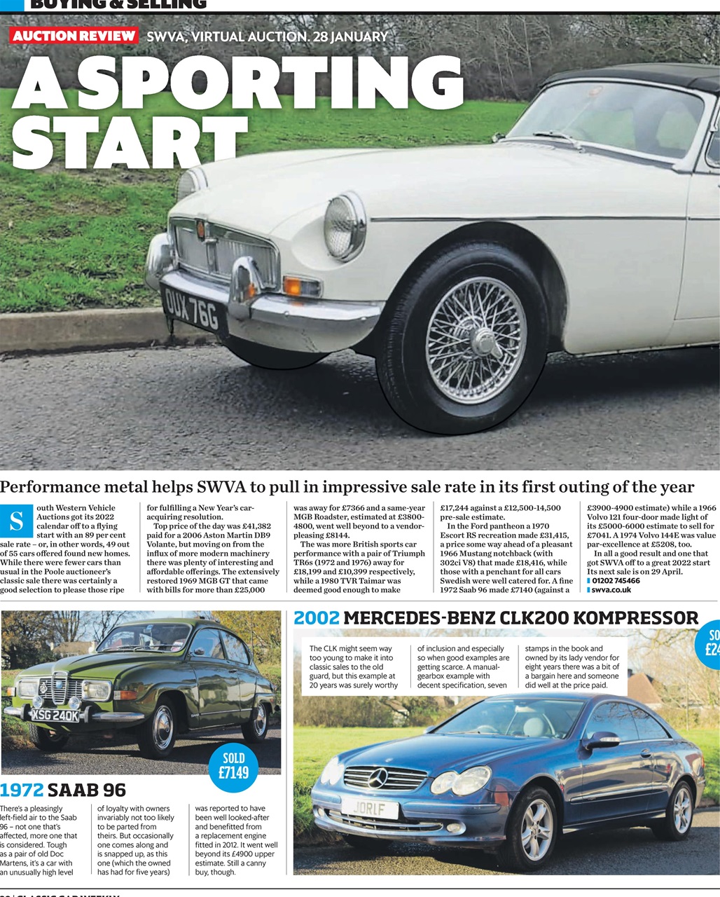 Classic Car Weekly Preview Pages