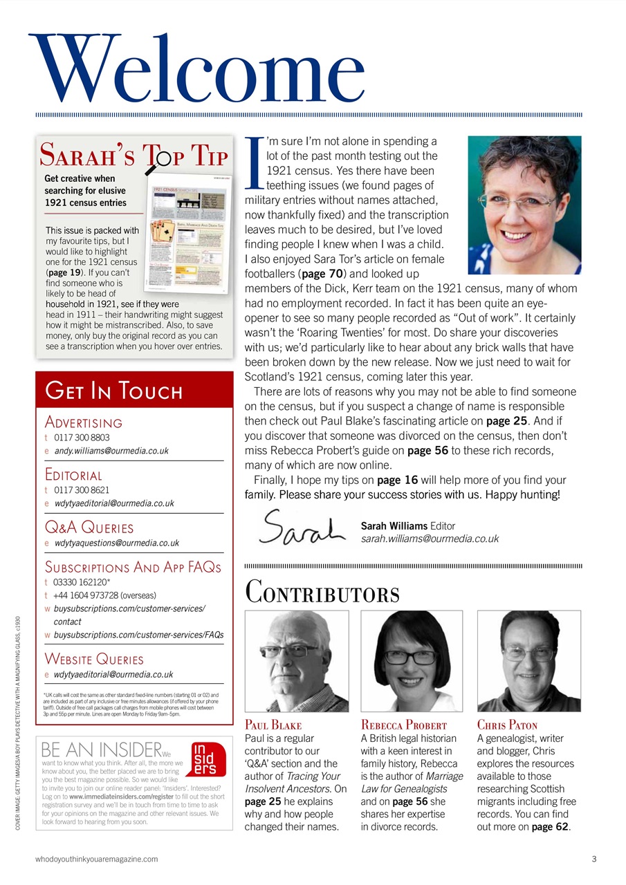 Who Do You Think You Are? Preview Pages