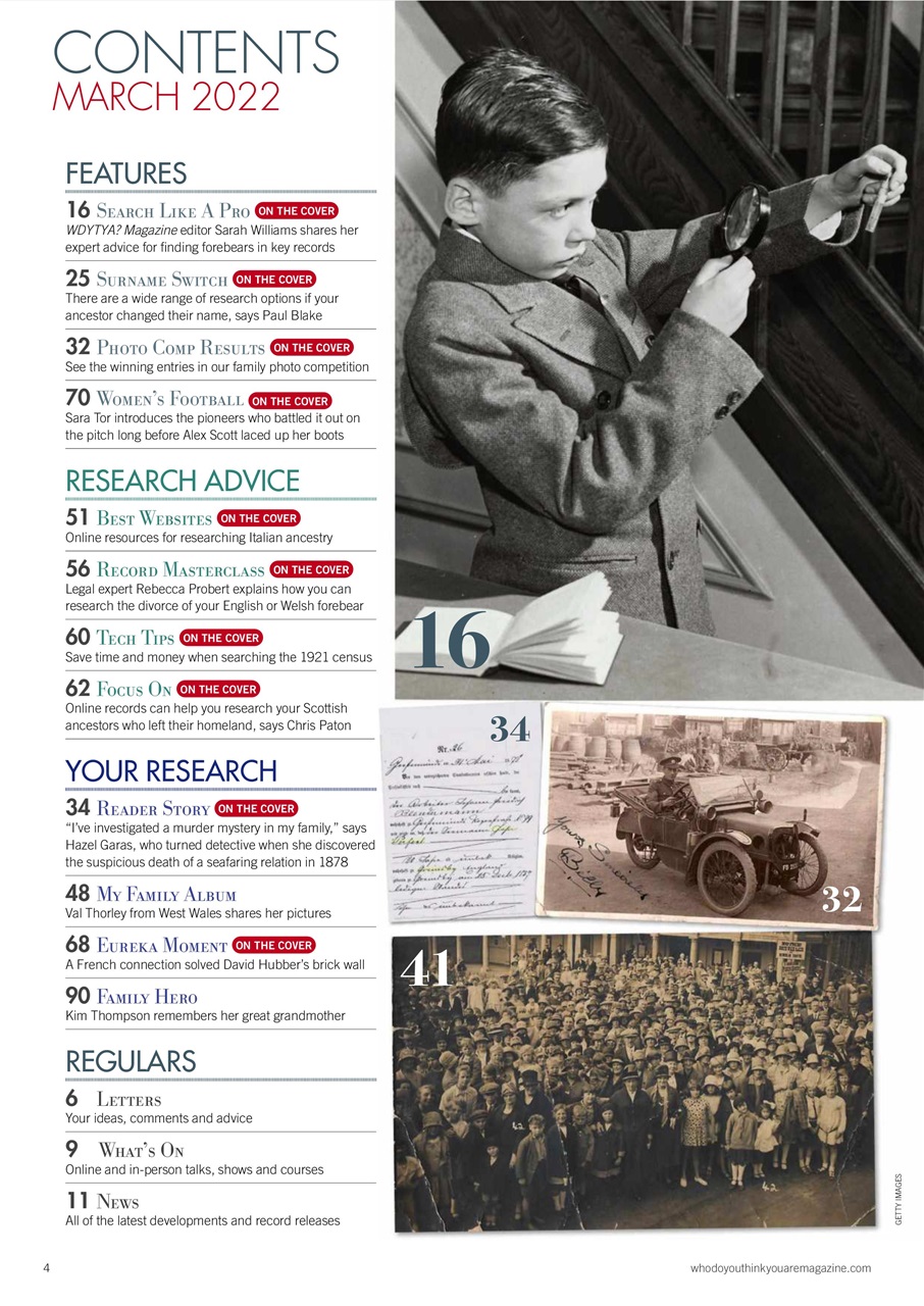 Who Do You Think You Are? Preview Pages