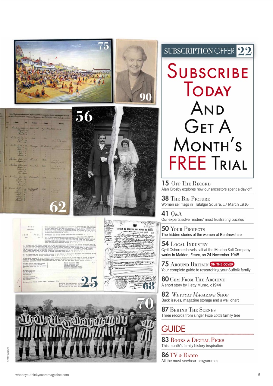 Who Do You Think You Are? Preview Pages