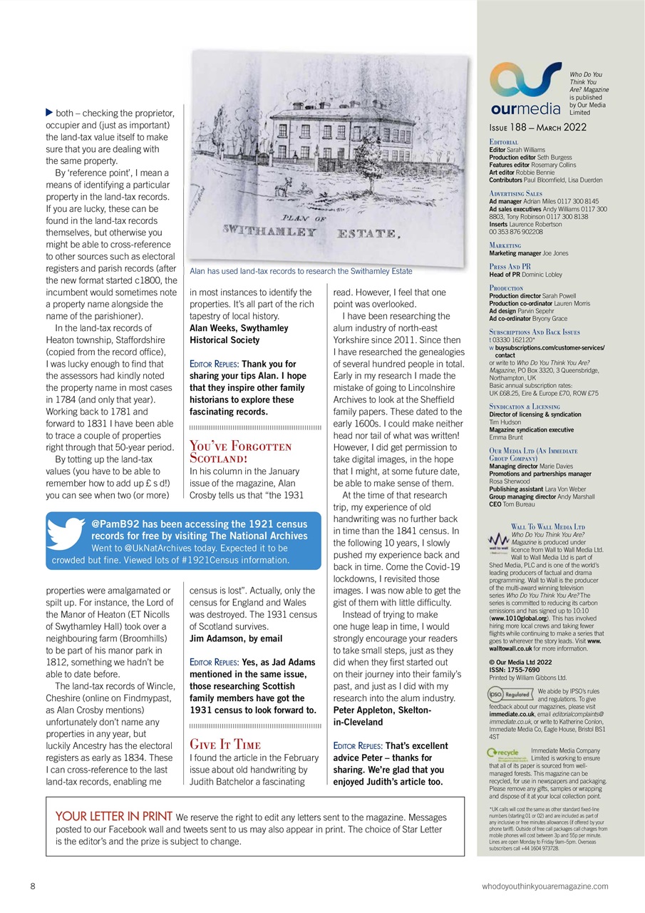 Who Do You Think You Are? Preview Pages