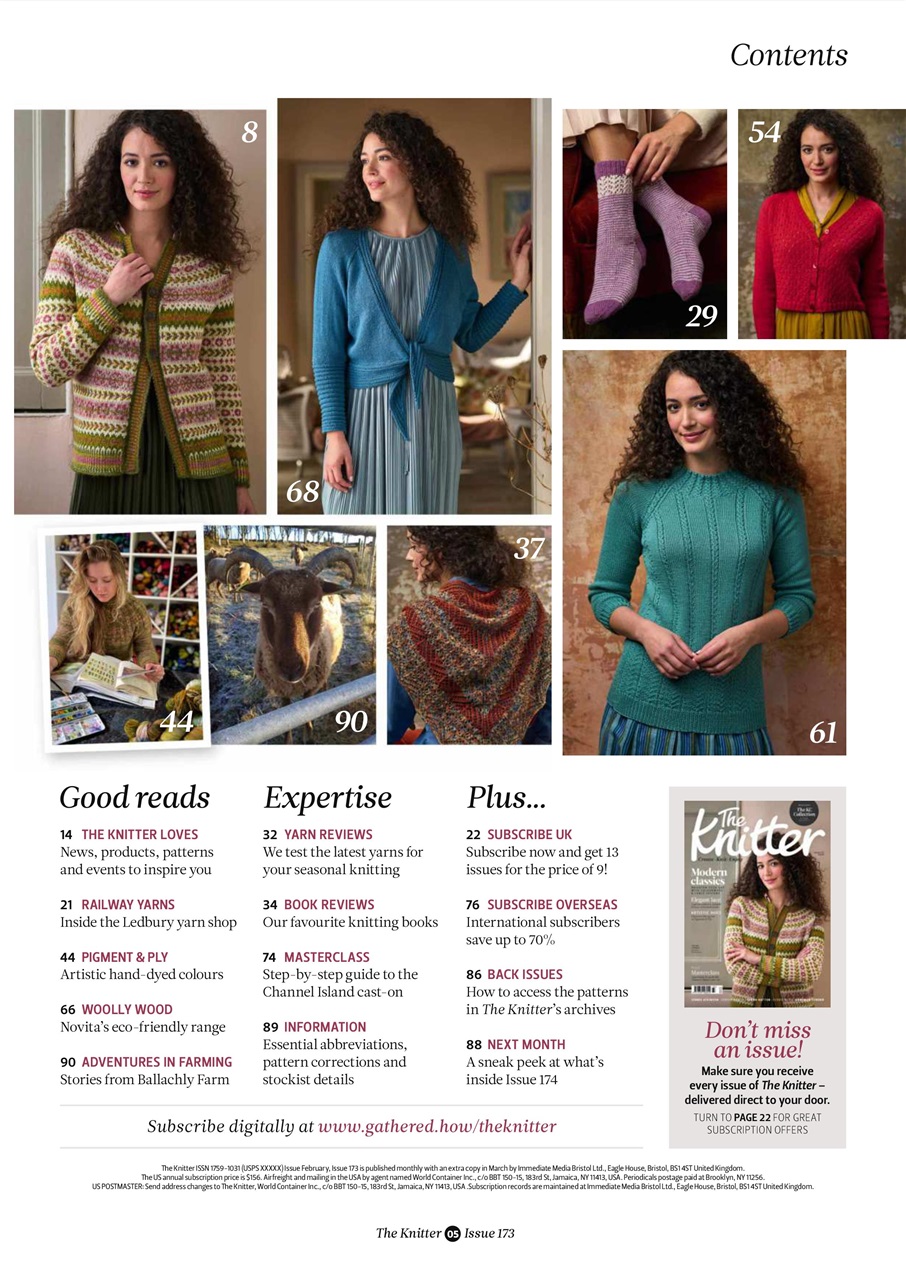 The Knitter Preview Pages