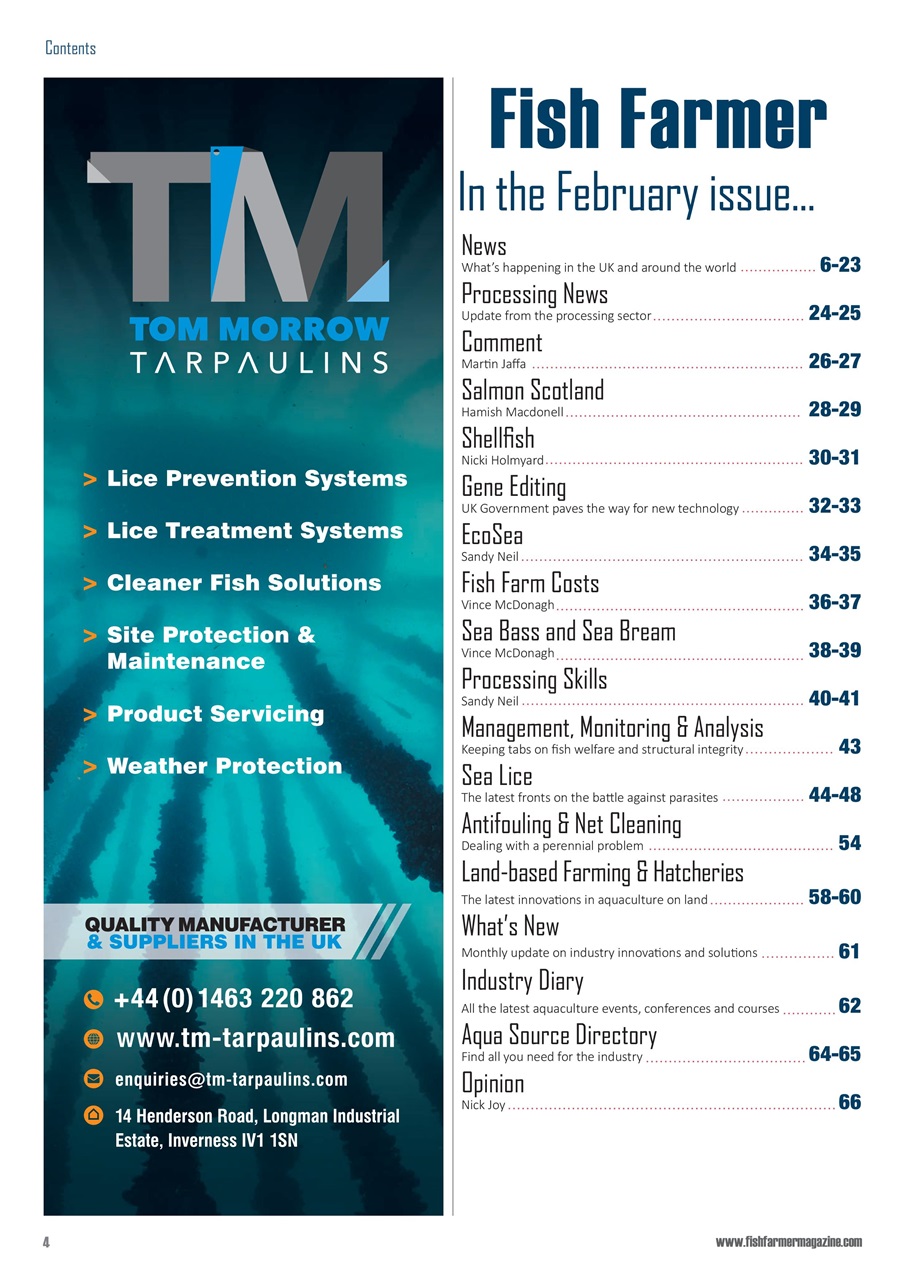 Fish Farmer Magazine Preview Pages