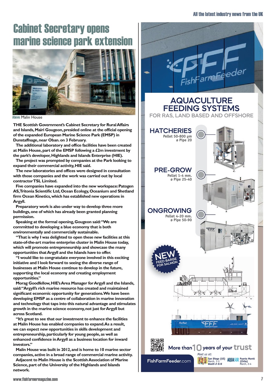 Fish Farmer Magazine Preview Pages