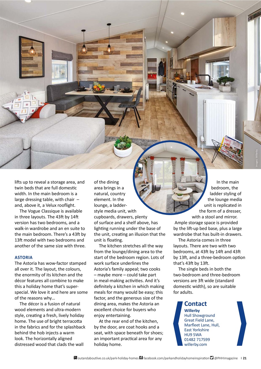 Park and Holiday Home Inspiration magazine Preview Pages