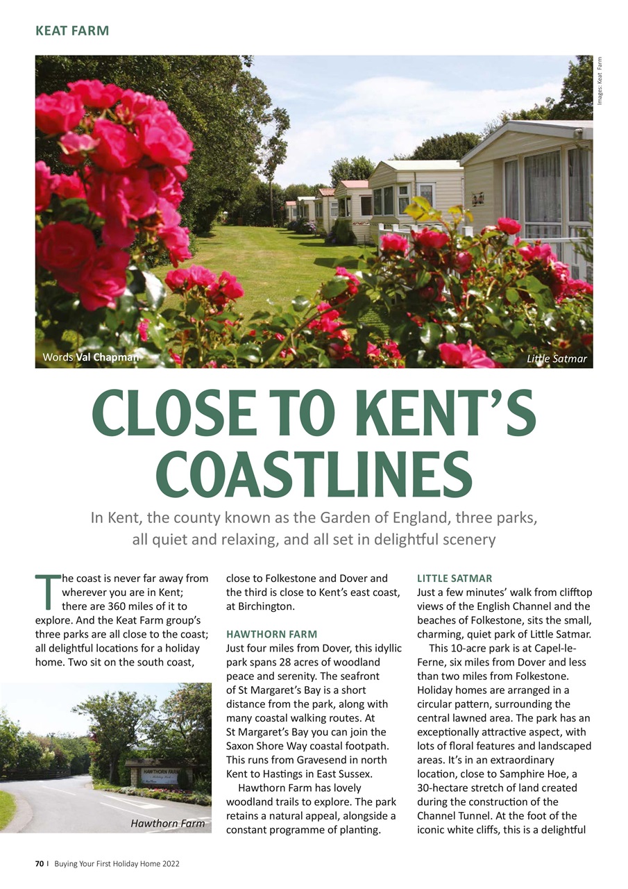 Park and Holiday Home Inspiration magazine Preview Pages