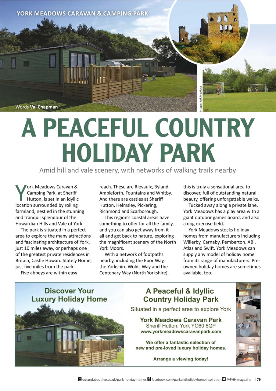 Park and Holiday Home Inspiration magazine Preview Pages